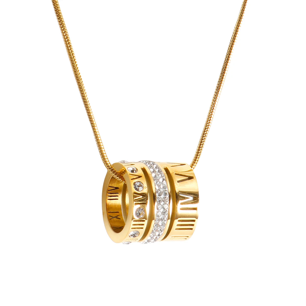 Stainless Steel Envelope Pendant Necklace