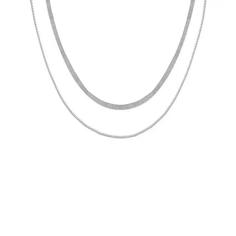 Stainless Steel Envelope Pendant Necklace